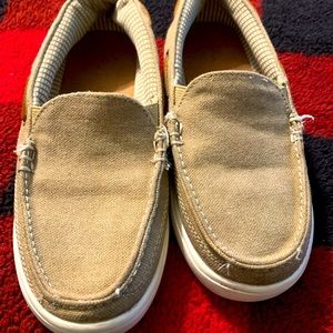 Tan Slip On’s